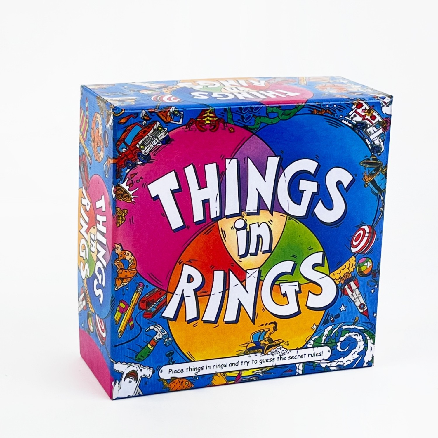 Board Game Solo - Things In Rings Familienkarte Lighthearted Logikkartenspiel