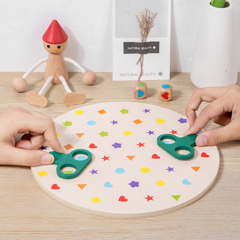Board Game Dnd - Montessori Matching Spielbrett Farben und Formen