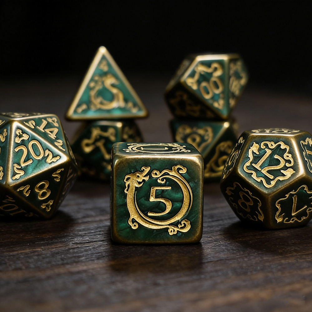 Board Game Dnd - DND Würfel 7 Teile/satz Drachen Muster