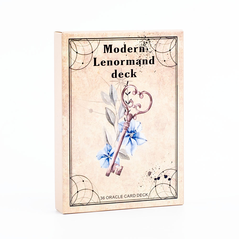Board Game Pdf - Modernes Lenormand-Deck-Brettspiel, englische Version, 36 Kartendeck,