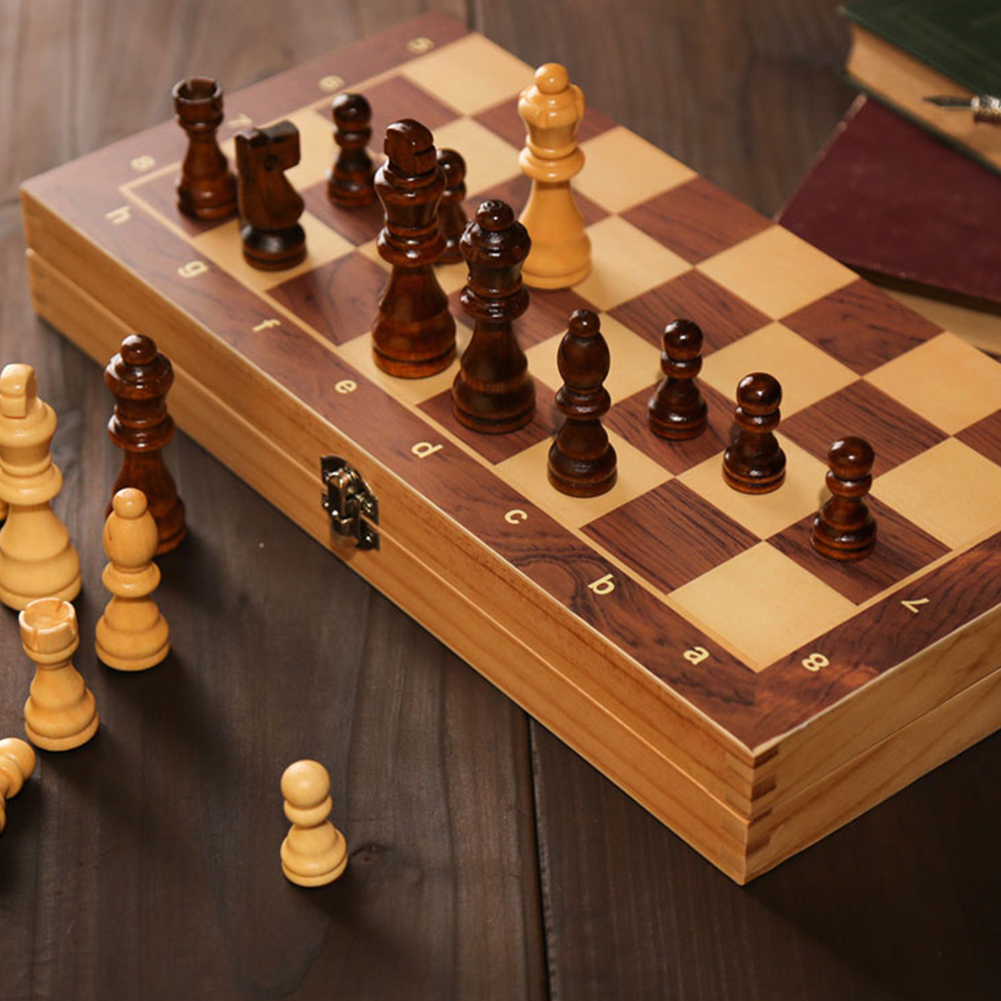 Magnetic Travel Chess - 29x29cm großes Schachbrett zur Entwicklung des