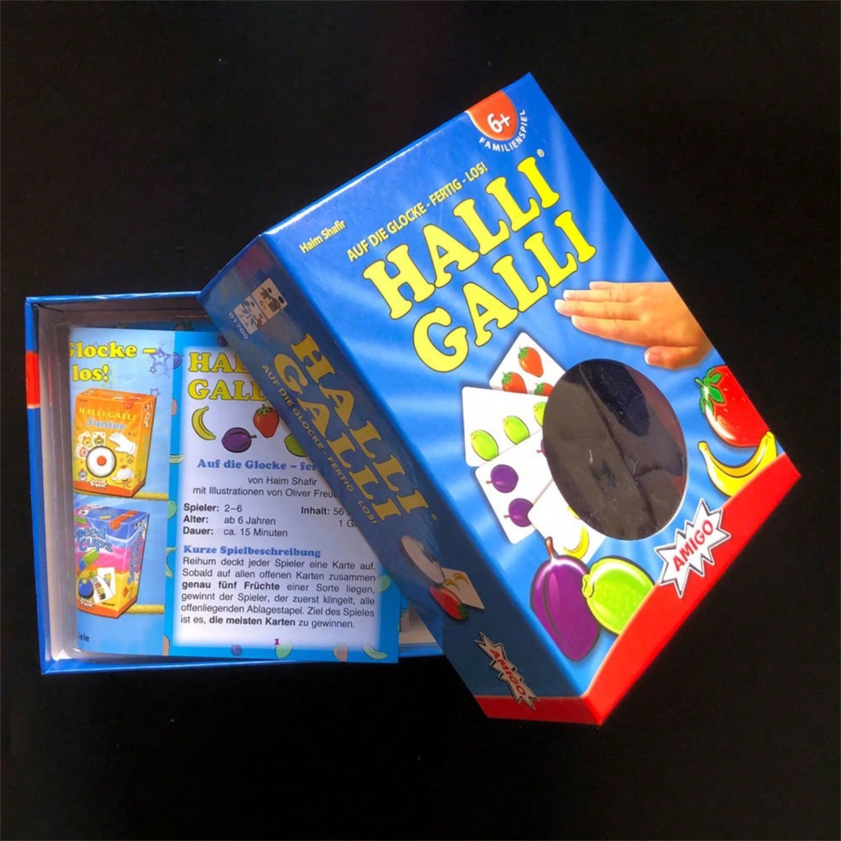 Board Game Pdf - 1 Halli Galli Familien-Gesellschaftsspiel, lustiges Kartenspiel,