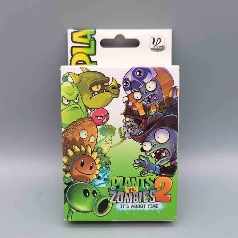 Board Game Zombie - Plants Vs. Zombies Anime-Cartoon-Spielkarten-Set, Niedliche Brettspielkarten