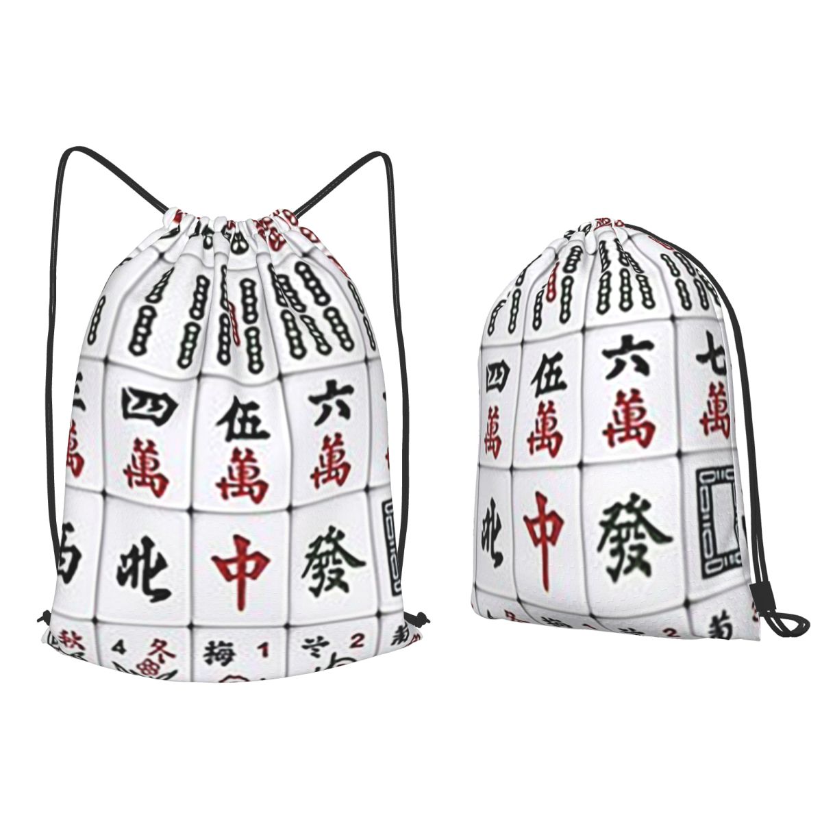 Rucksäcke mit Mahjong-Fliesenm – Tile Bag Drawstring Bewertung und Preis
