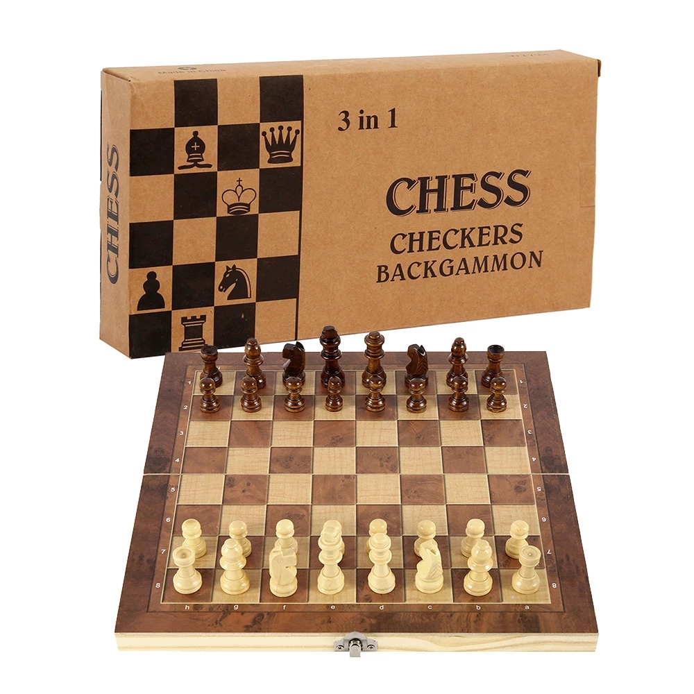 3-in-1-Schachbrett, klappbares – Magnetic Travel Chess Bewertung und Preis