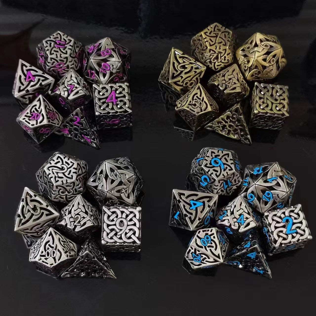 7 pcs cosplay D4-D20 dnd Messi – Board Game Dnd Bewertung und Preis