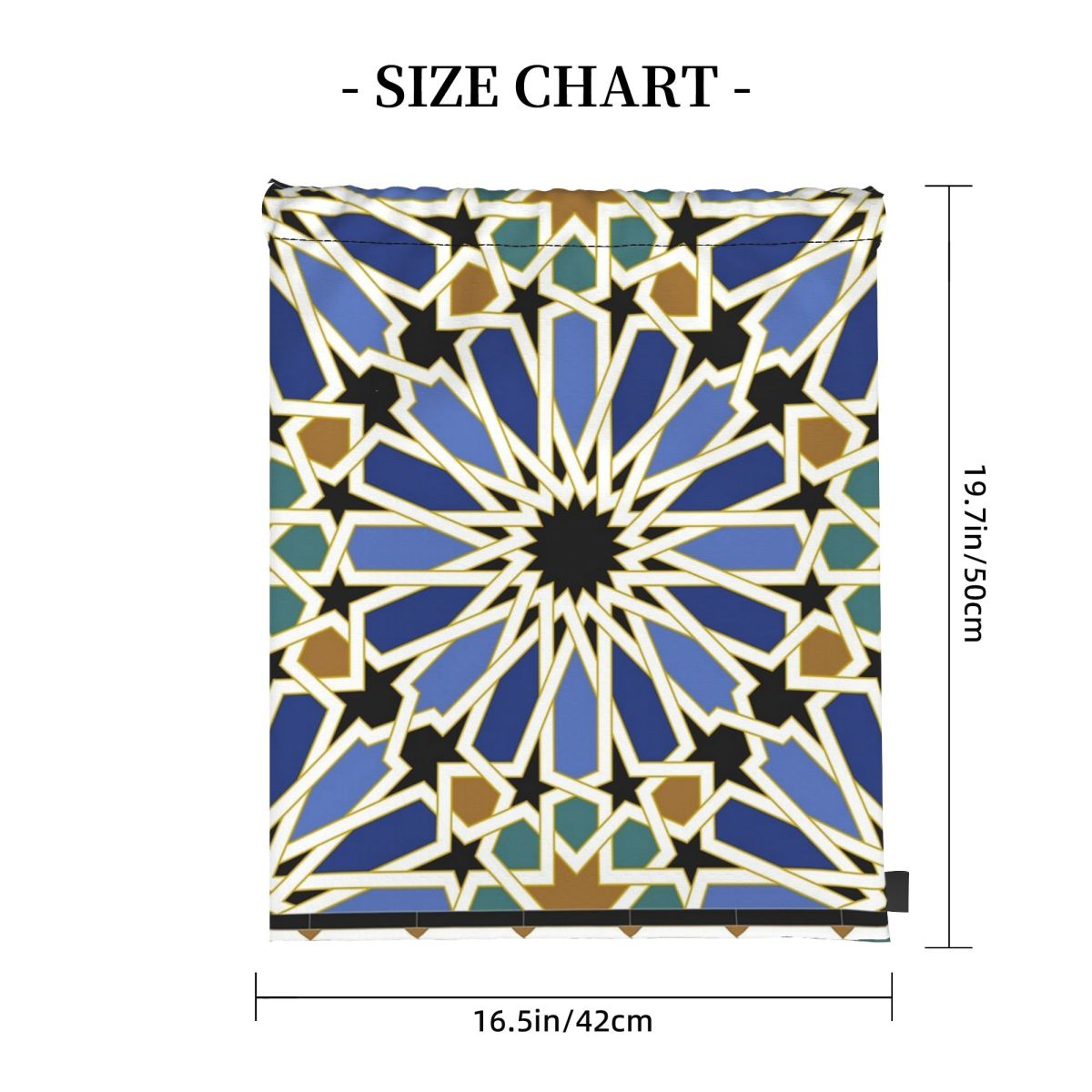 Arabic Tile I Rucksäcke, multi – Tile Bag Drawstring Bewertung und Preis