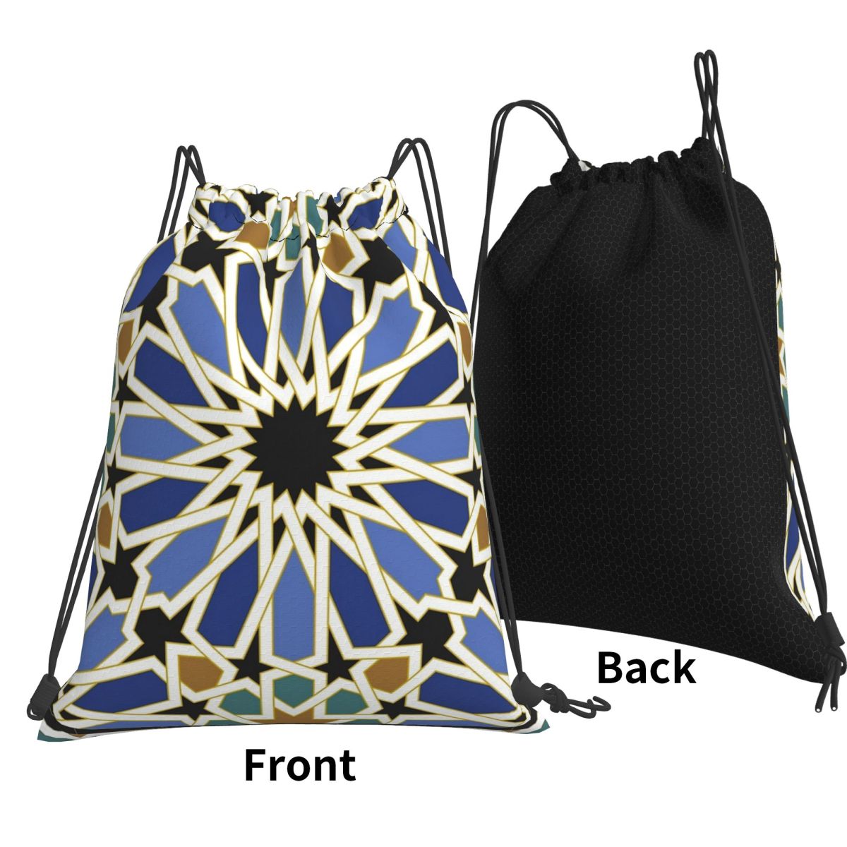 Arabic Tile I Rucksäcke, multi – Tile Bag Drawstring Bewertung und Preis