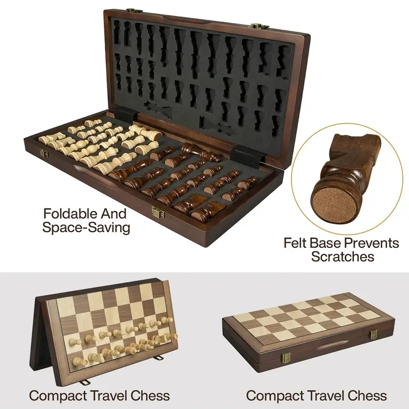 39,3 cm großes magnetisches Sc – Magnetic Travel Chess Bewertung und Preis