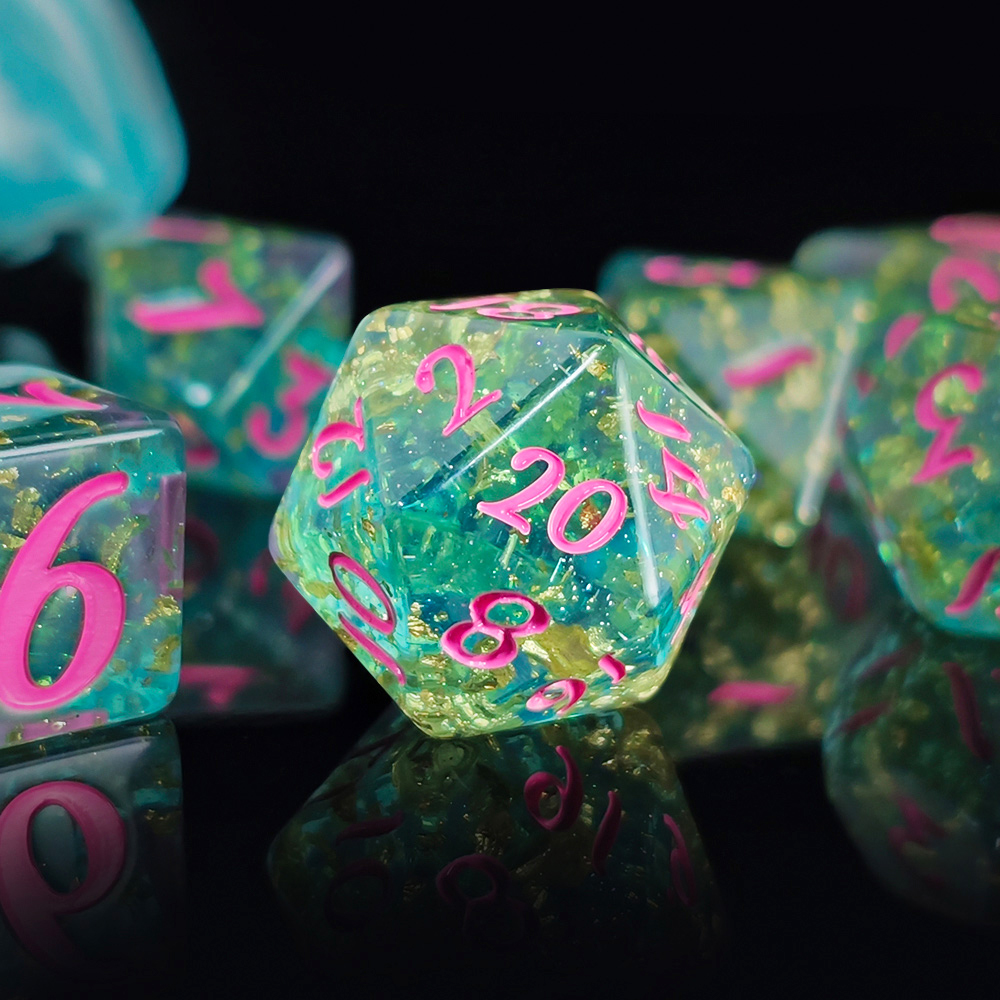 7 Teile/satz Glänzende Folie I – Board Game Dnd Bewertung und Preis