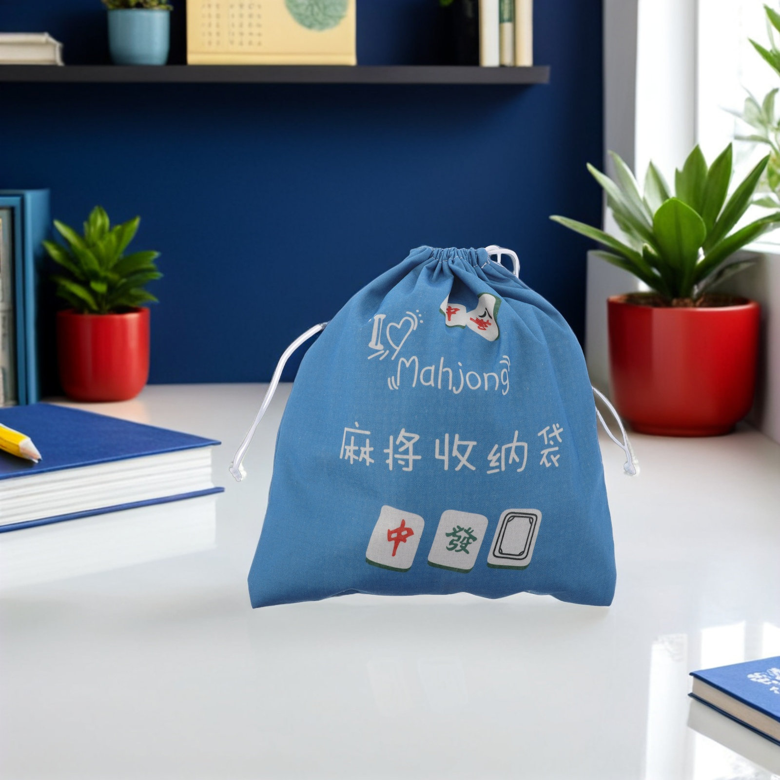 Mahjong-Aufbewahrungsbeutel Tr – Tile Bag Drawstring Bewertung und Preis