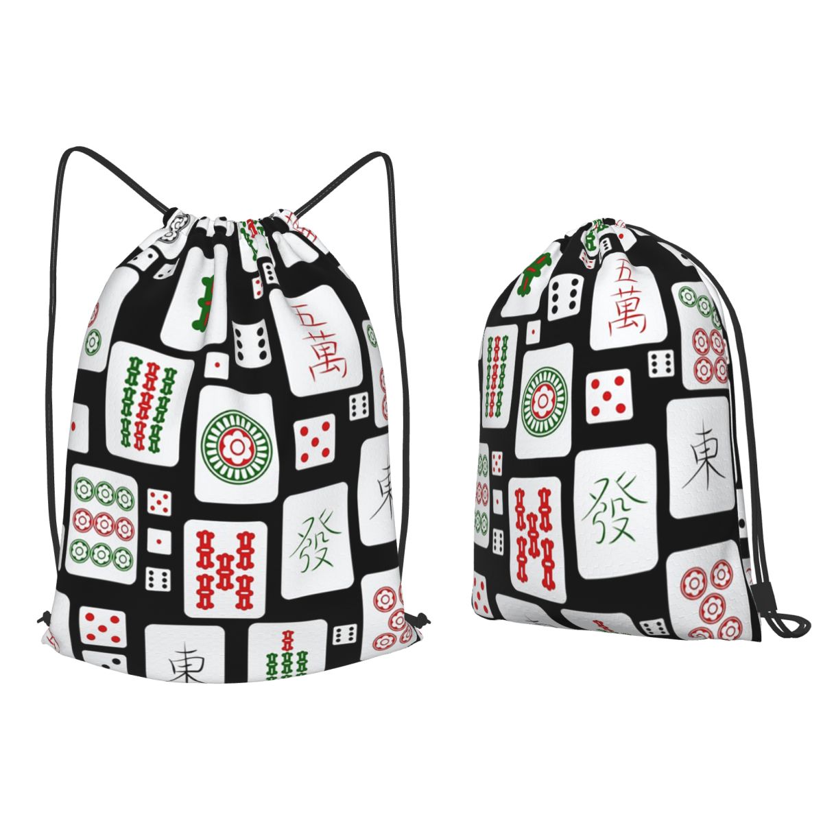 Mahjong-Steine, Spielwürfel, R – Tile Bag Drawstring Bewertung und Preis