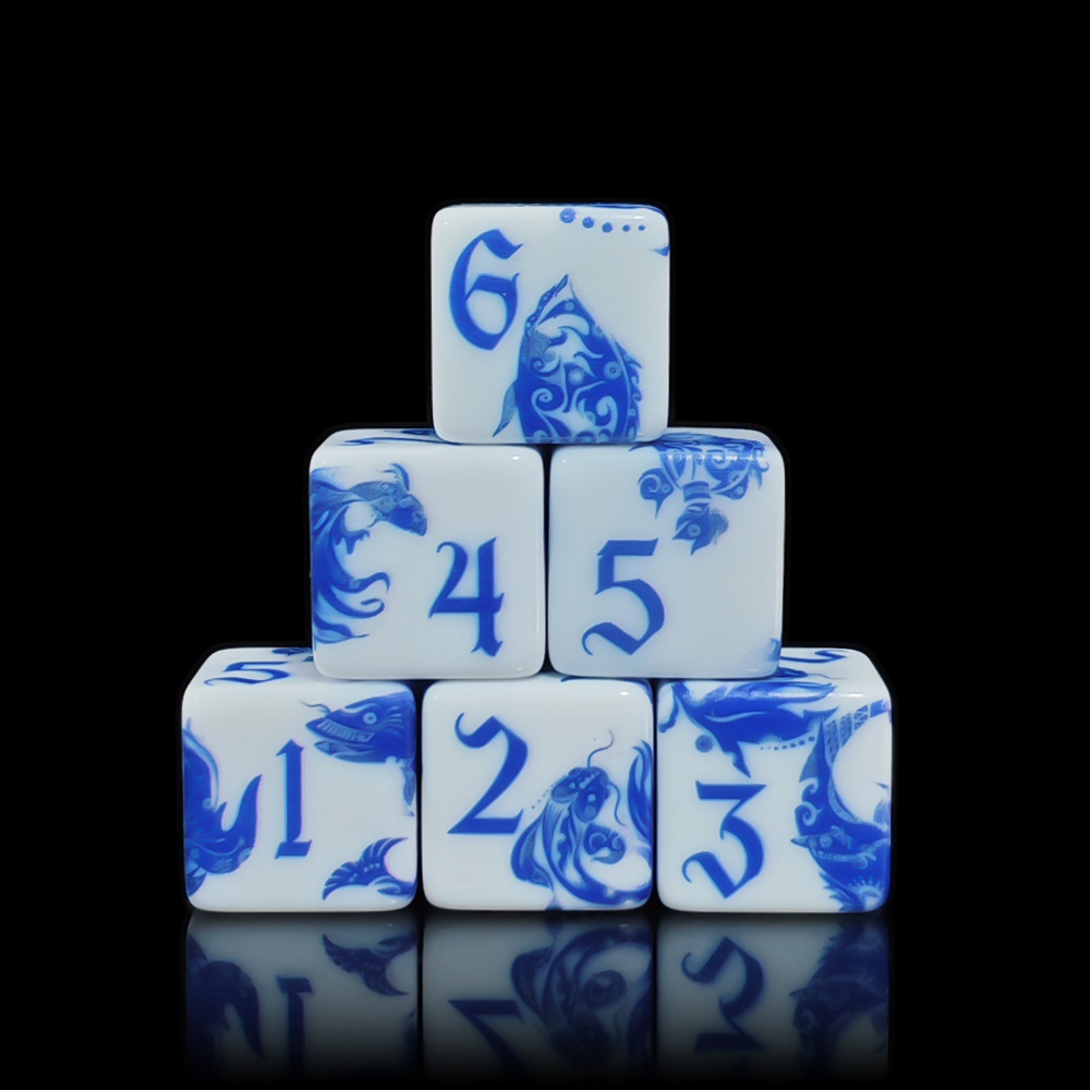 12 Stück blaue und weiße Porze – Board Game Dnd Bewertung und Preis