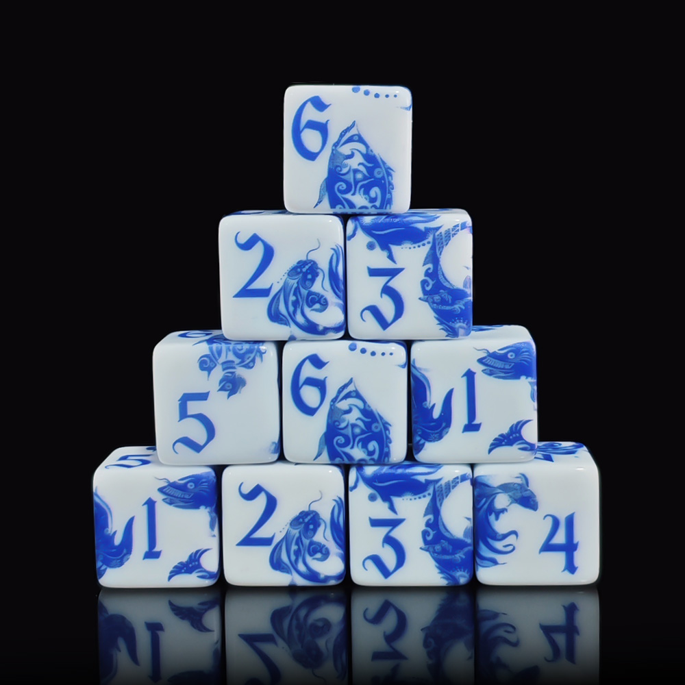 12 Stück blaue und weiße Porze – Board Game Dnd Bewertung und Preis