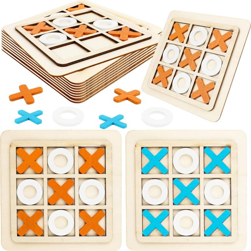 Holz Tic Tac Toe Spiele Puzzle – Board Game Family Bewertung und Preis