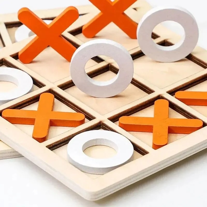Holz Tic Tac Toe Spiele Puzzle – Board Game Family Bewertung und Preis