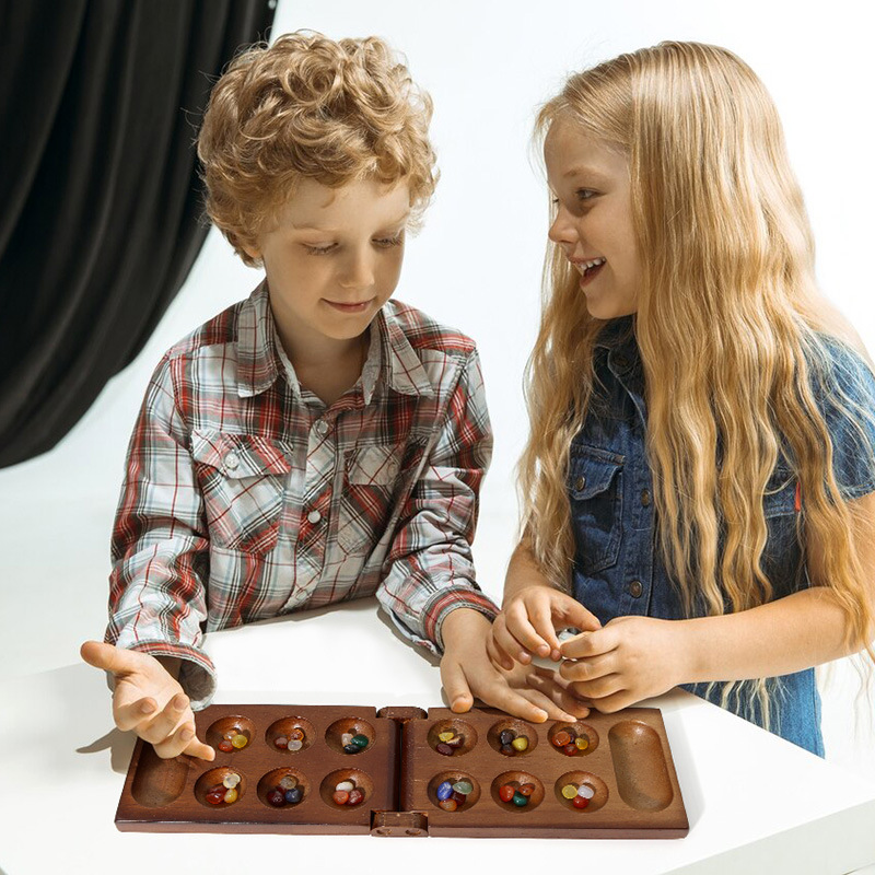 Antikes Mancala-afrikanisches  – Board Game Family Bewertung und Preis