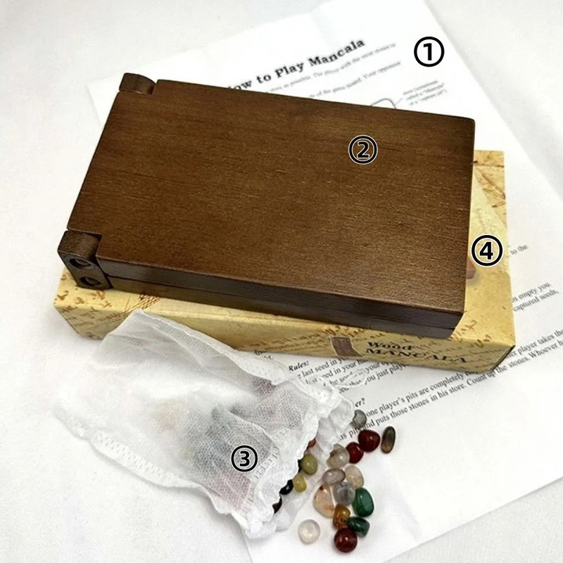 Antikes Mancala-afrikanisches  – Board Game Family Bewertung und Preis