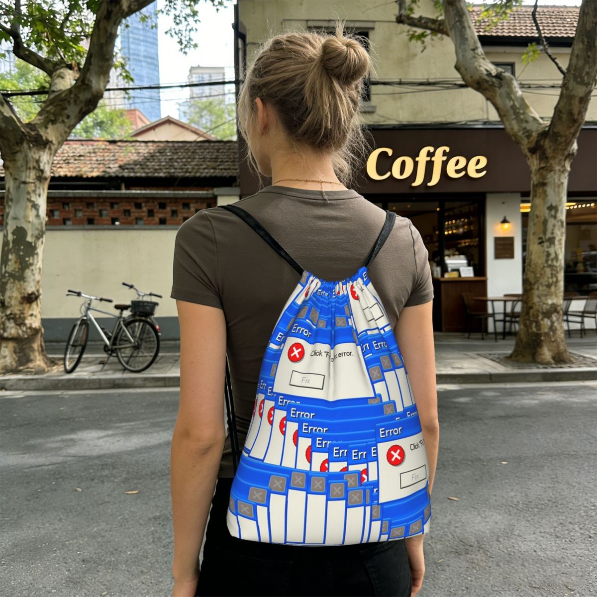 Windows XP Fehler Kordelzug-Ru – Tile Bag Drawstring Bewertung und Preis