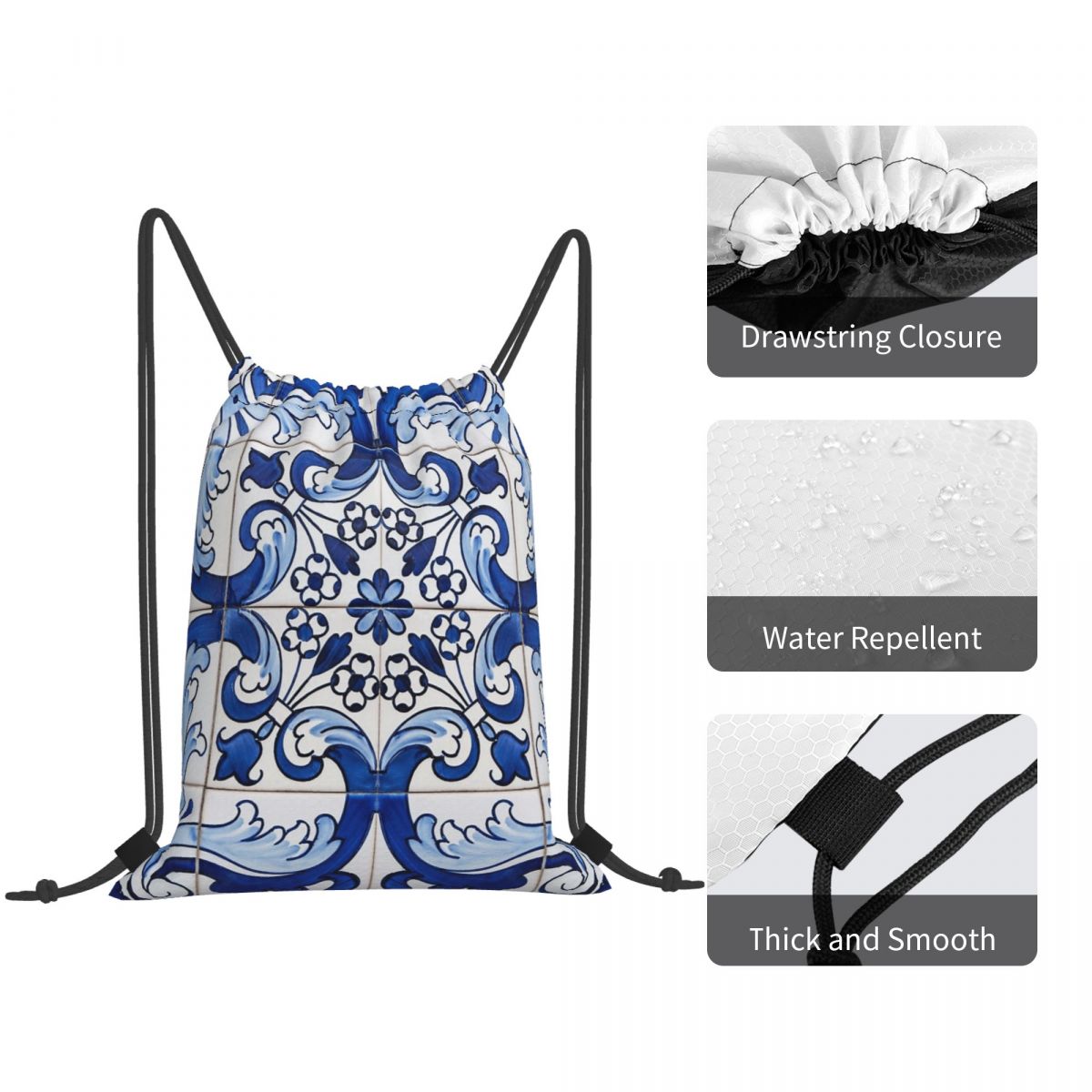 Antike klassische Rucksäcke mi – Tile Bag Drawstring Bewertung und Preis