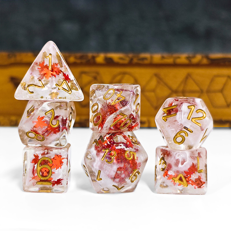 7PCS DND Würfel Transparent Ha – Board Game Dnd Bewertung und Preis