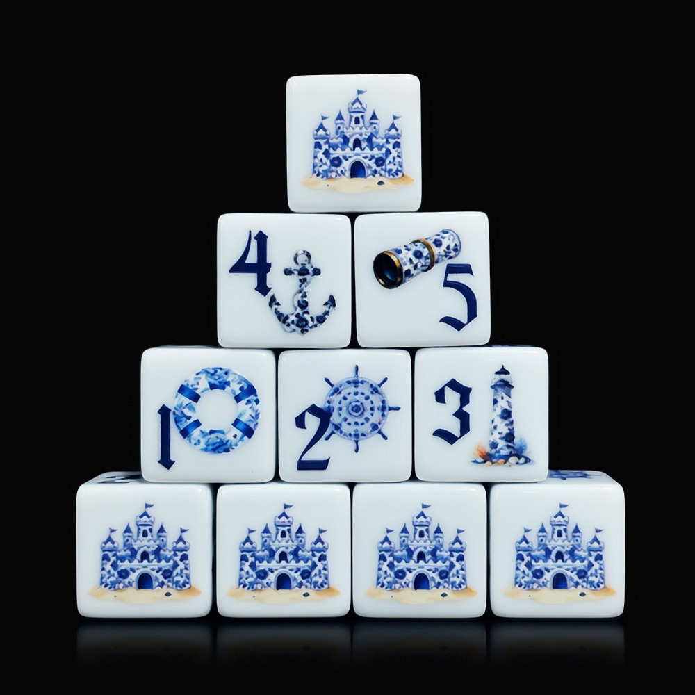 12 Stück blaue nautische 16-mm – Board Game Dnd Bewertung und Preis