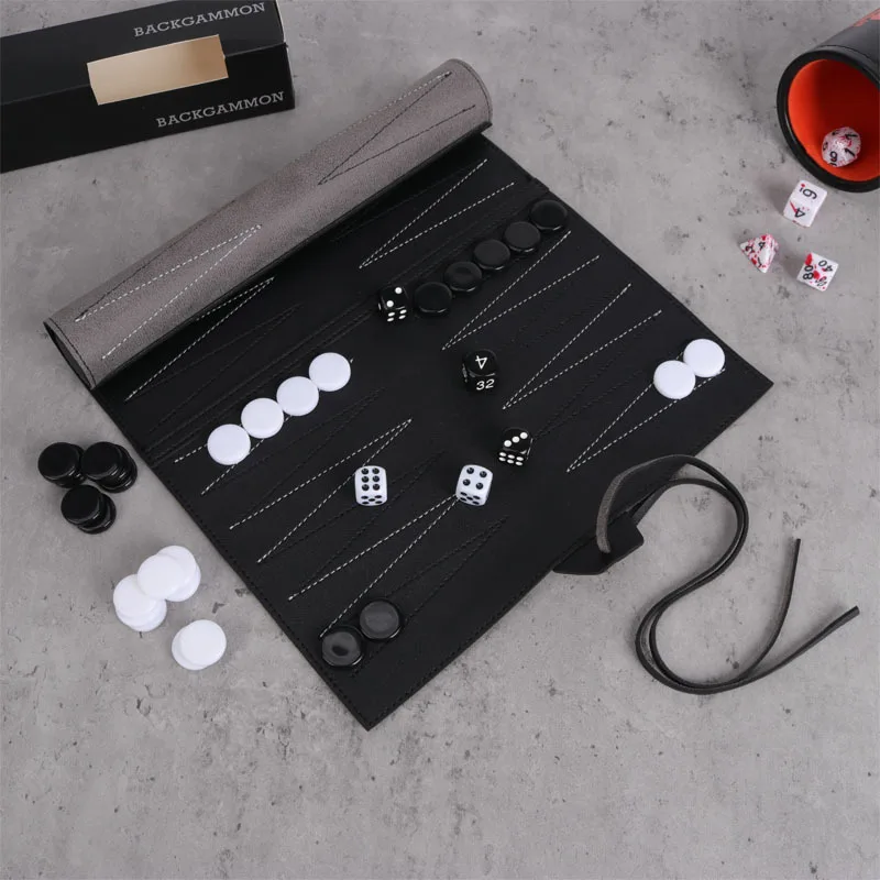 Roll-Up Backgammon-Sets, tragb – Magnetic Travel Chess Bewertung und Preis
