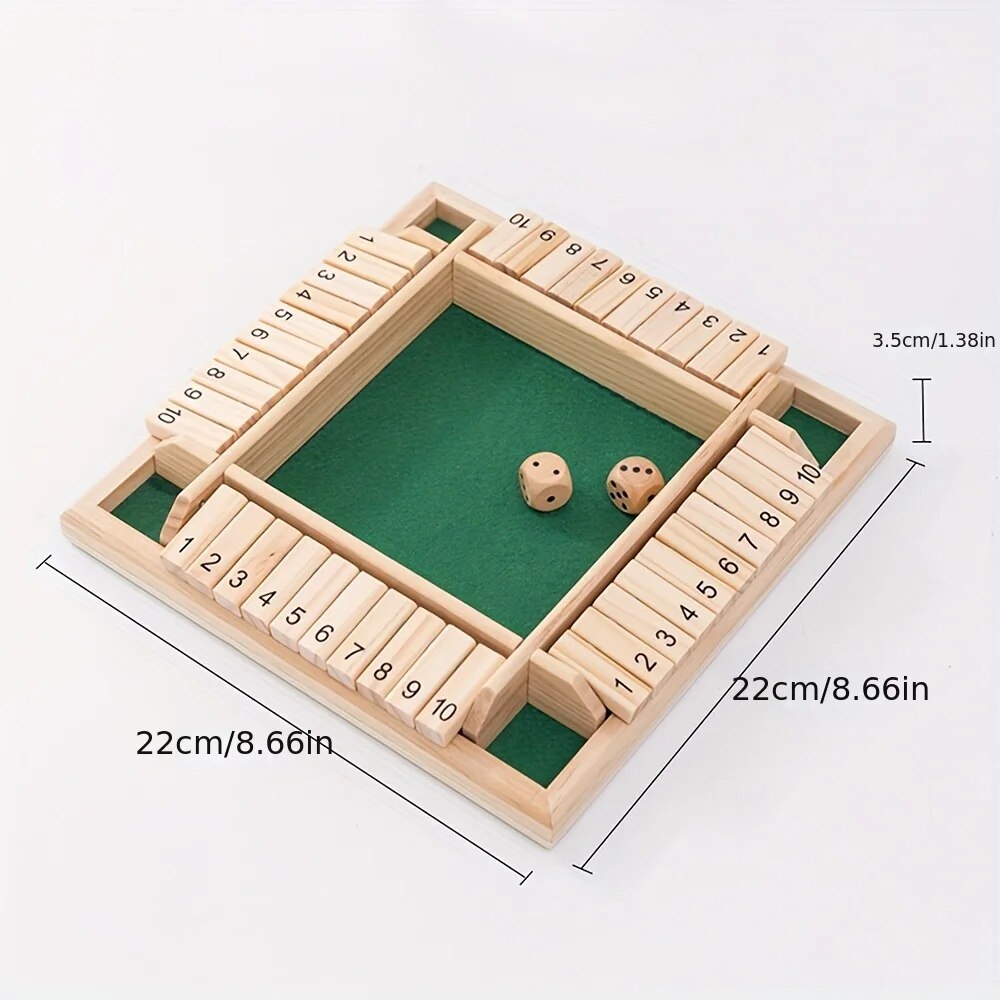 Würfelbrettspiel aus Holz, Shu – Board Game Dnd Bewertung und Preis